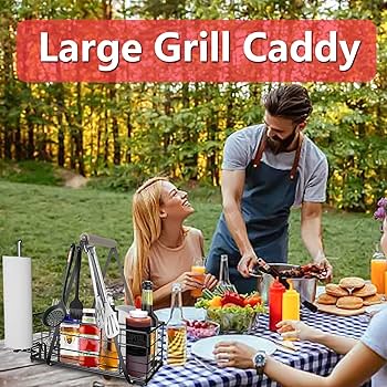 Amazon.com: Picnic Caddy BBQ Utensil Caddy for Outdoor Grill